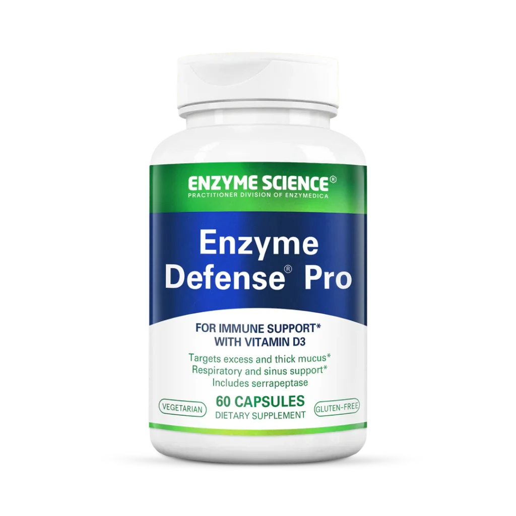 A bottle of enzyme defense pro