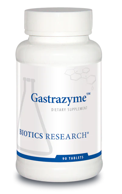 A bottle of gastrazyme is shown.