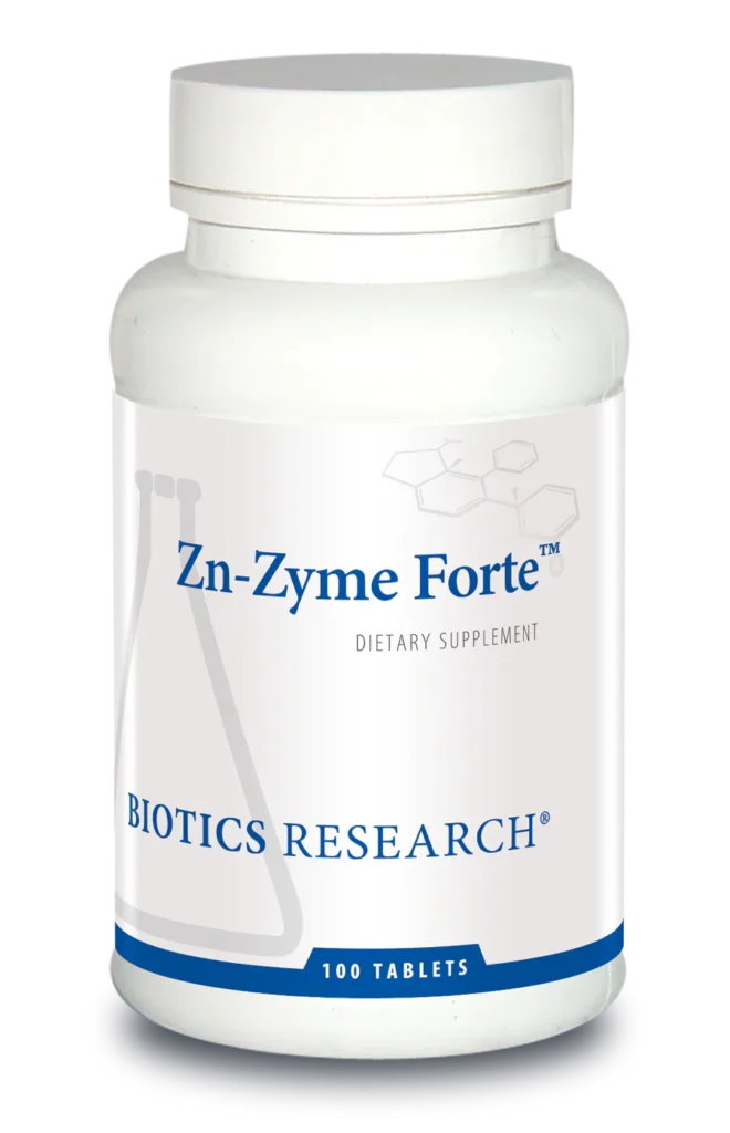 A bottle of zn zyme forte