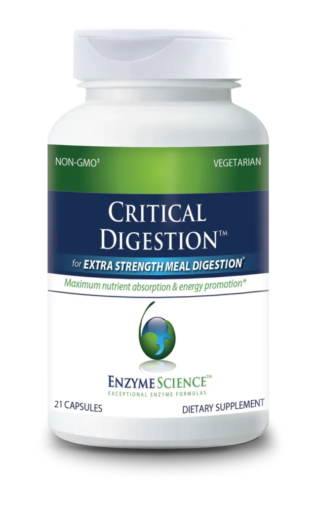 A bottle of enzyme science critical digestion