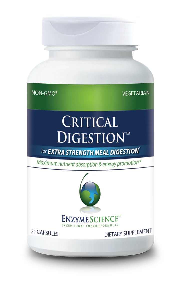 A bottle of enzyme science critical digestion