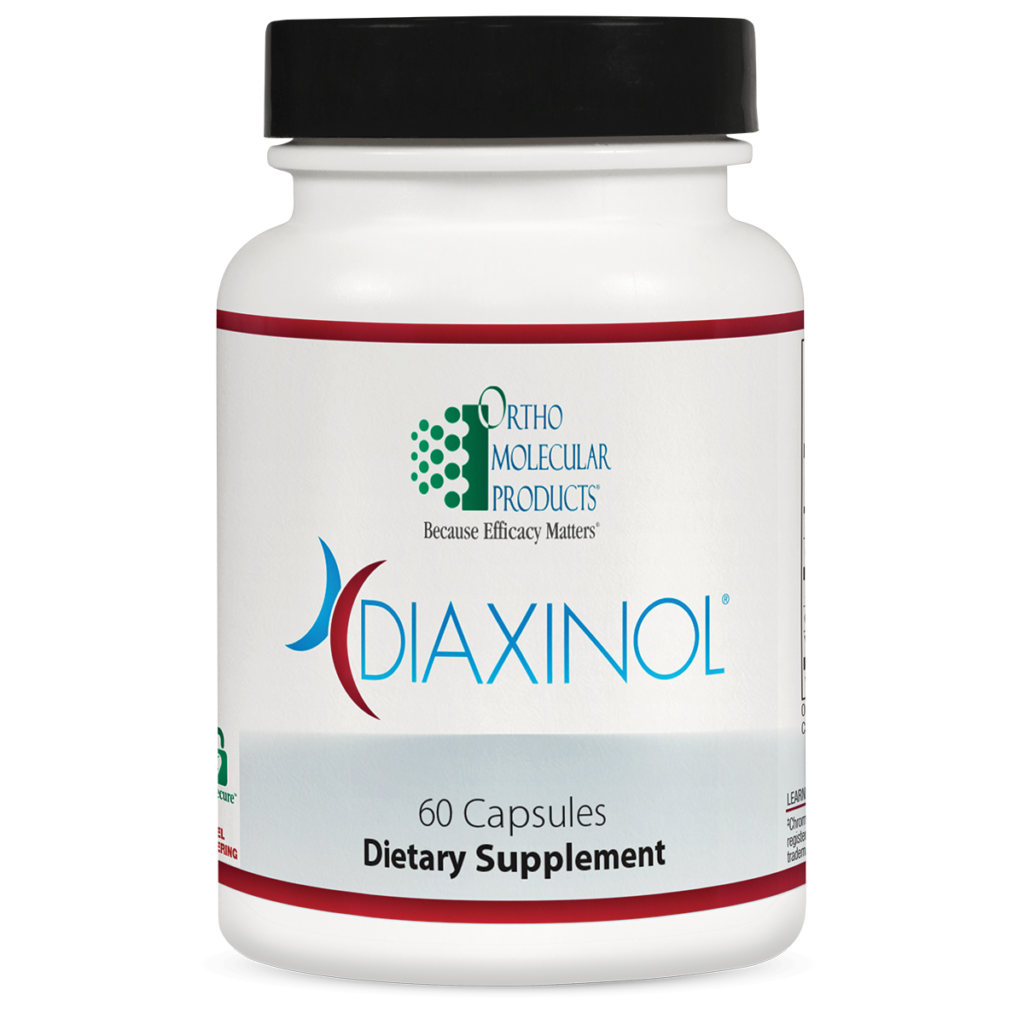 A bottle of diaxinol is shown.