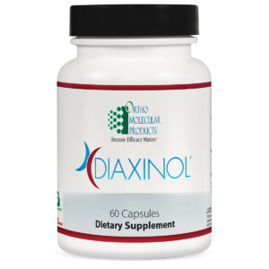 A bottle of diaxinol is shown.