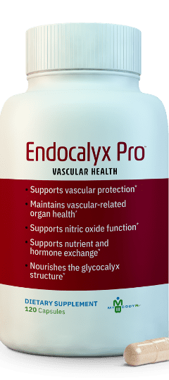 A bottle of endocalyx pro is shown.