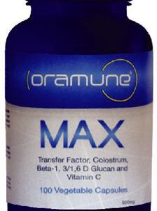 A bottle of oramune max