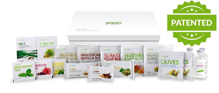 A box of proten meal replacement shakes