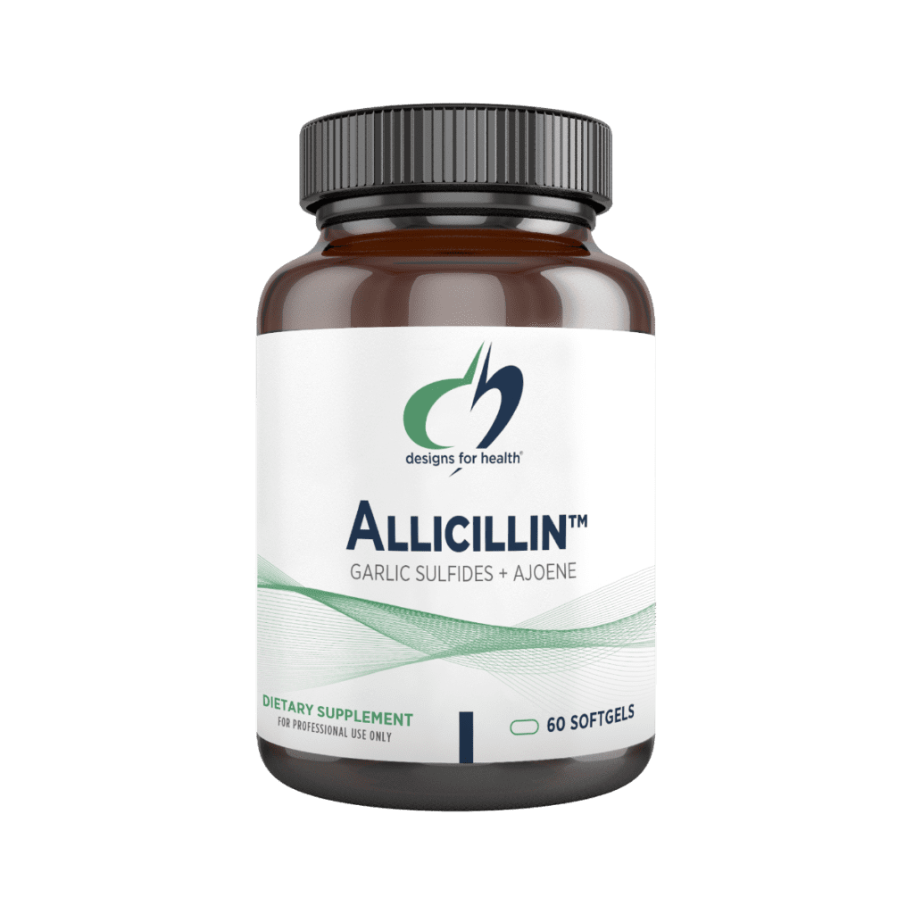 A bottle of allicilin supplement