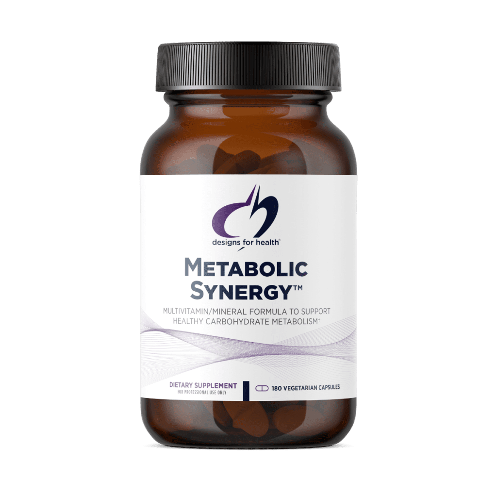 Metabolic synergy ™ is a natural supplement that helps to maintain and balance the metabolism of all types of food.