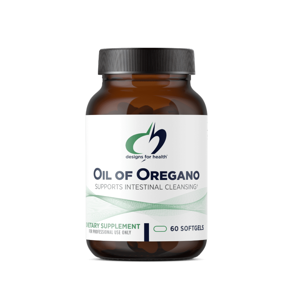 A bottle of oil of oregano