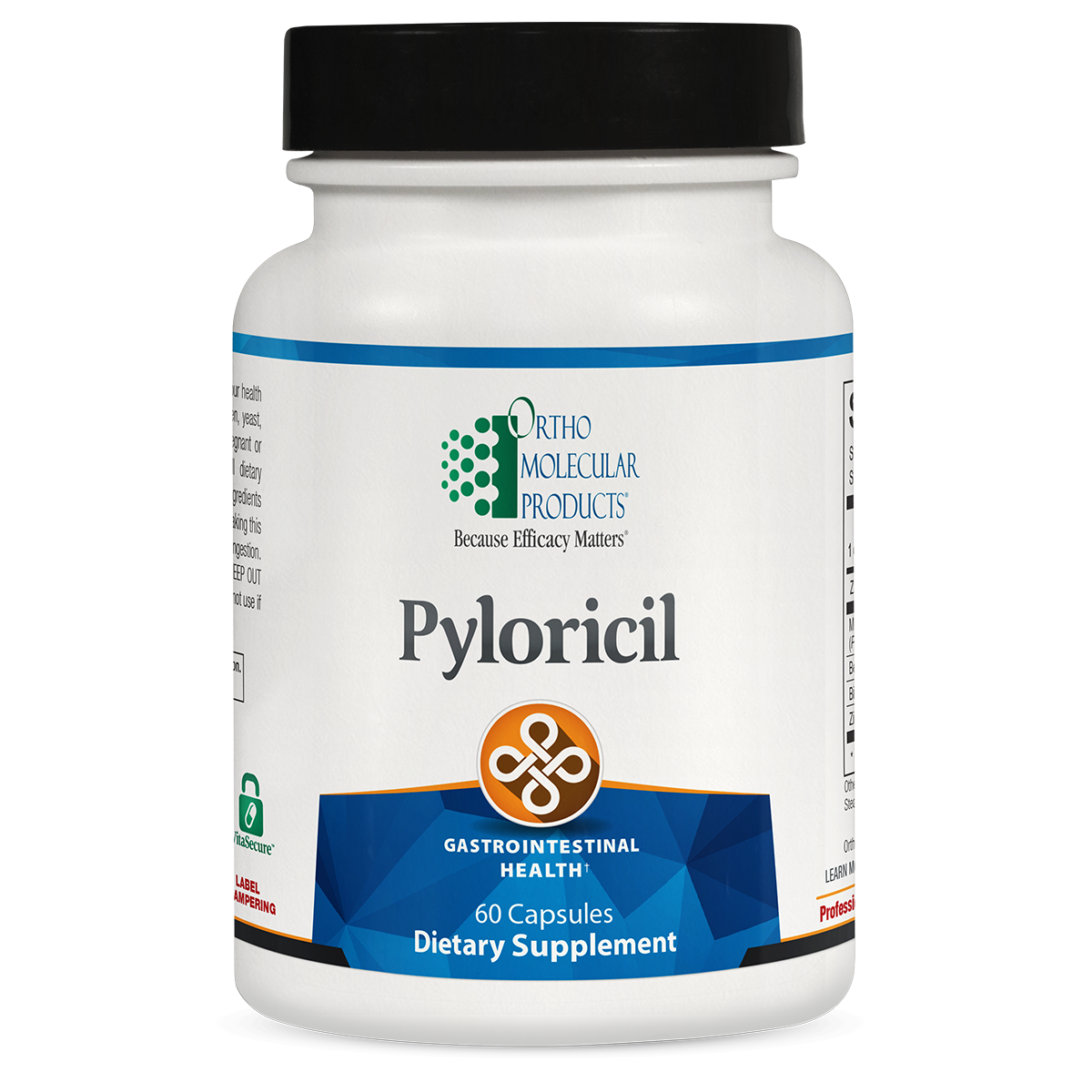 A bottle of pyloricil is shown.