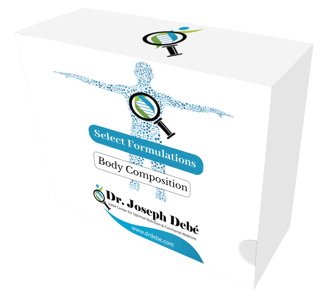 Body composition formulation box by Dr. Deb.