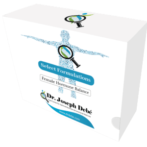 Box for female hormone balance formulations.